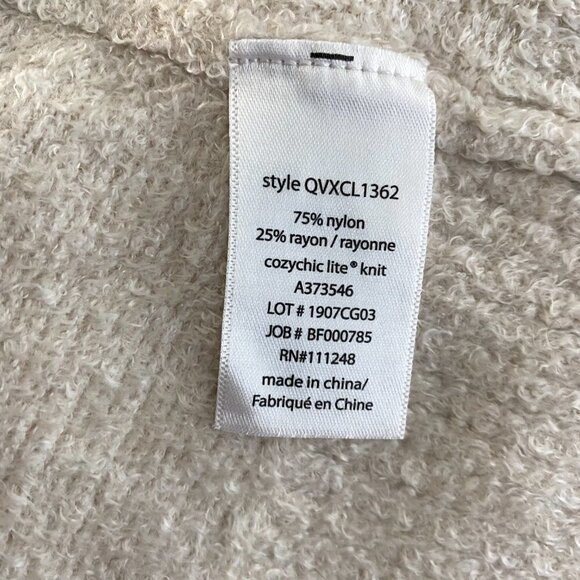 Barefoot Dreams Cream Zip-Up Jacket - Picture 6 of 7